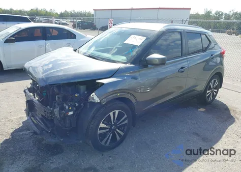 2020 Nissan Kicks Sv Xtronic Cvt from USA, damaged, VIN 3N1CP5CV2LL509417